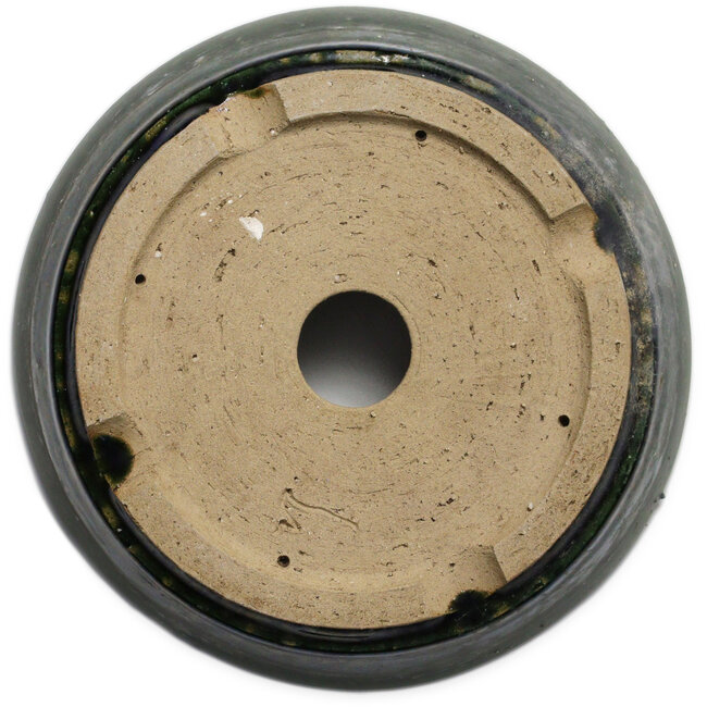 Pot rond vert pour bonsaï - 210 x 210 x 60 mm
