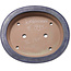 Pot ovale bleu pour bonsaï de Kakuzan - 555 x 465 x 110 mm