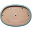 Ovale groene bonsaipot van Seizan (Reihou, Kataoka Katsushi, meester Seizan oven) - 580 x 410 x 65 mm