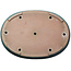 Ovale groene bonsaipot van Seizan (Reihou, Kataoka Katsushi, meester Seizan oven) - 580 x 410 x 65 mm