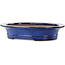 Vaso bonsai ovale blu di Kakuzan - 704 x 435 x 45 mm