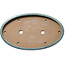 Oval green bonsai pot by Hekisui - 530 x 310 x 45 mm