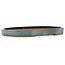 Oval green bonsai pot by Hekisui - 530 x 310 x 45 mm
