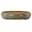 Ovale groene bonsaipot van Peter Krebs - 465 x 325 x 64 mm
