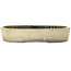 Ovale beige bonsaipot van Koyou - 465 x 355 x 95 mm