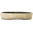 Vaso bonsai ovale beige di Koyou - 465 x 355 x 95 mm