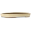 Oval beige bonsai pot by Taizan - 470 x 330 x 50 mm