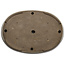 Maceta ovalada para bonsái beige de Taizan - 470 x 330 x 50 mm