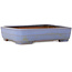 Vaso bonsai rettangolare blu di Yamafusa - 410 x 295 x 90 mm