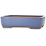 Rectangular blue bonsai pot by Yamafusa - 380 x 285 x 95 mm