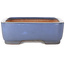 Vaso bonsai rettangolare blu di Yamafusa - 380 x 285 x 95 mm