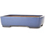 Rechteckiger blauer Bonsai-Topf von Yamafusa – 380 x 285 x 95 mm