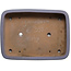 Pot à bonsaï rectangulaire bleu de Yamafusa - 410 x 295 x 90 mm