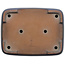 Pot à bonsaï rectangulaire bleu de Yamafusa - 380 x 285 x 95 mm