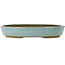 Vaso bonsai ovale blu di Taizan - 480 x 350 x 75 mm