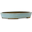Ovaler blauer Bonsaitopf von Taizan – 480 x 350 x 75 mm