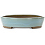 Pot à bonsaï ovale bleu par Taizan - 480 x 350 x 75 mm