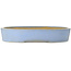 Ovale blauwe bonsaipot van Aiba Koyou - 555 x 450 x 100 mm