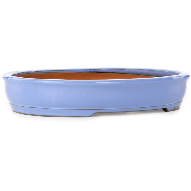 Vaso bonsai ovale blu di Itouen - 355 x 275 x 65 mm