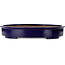 Oval blue bonsai pot by Kakuzan - 560 x 420 x 95 mm