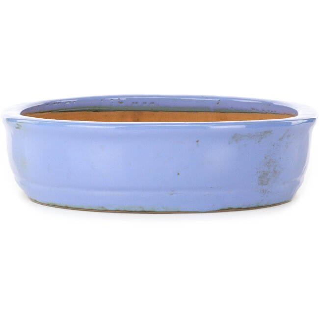 Vaso bonsai ovale blu di Itouen - 405 x 325 x 80 mm