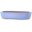 Ovaler blauer Bonsai-Topf von Itouen – 405 x 325 x 80 mm