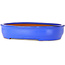 Ovaler blauer Bonsai-Topf von Itouen – 410 x 325 x 85 mm