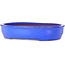 Ovaler blauer Bonsai-Topf von Itouen – 410 x 325 x 85 mm