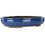 Vaso bonsai ovale blu di Taizan - 465 x 340 x 85 mm