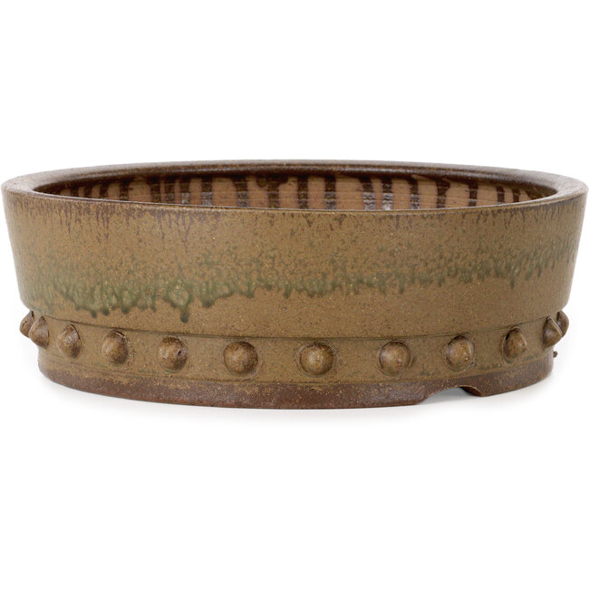 Runder, unglasierter Bonsai-Topf von Itouen – 308 x 308 x 100 mm