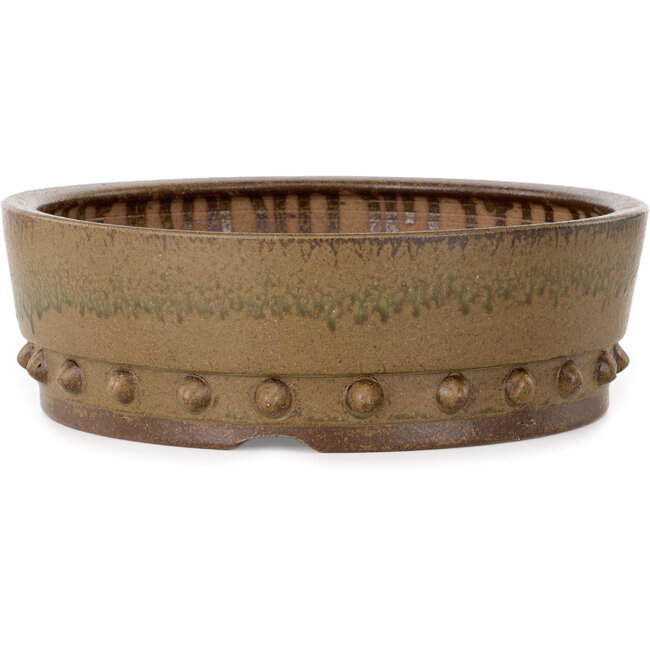 Runder, unglasierter Bonsai-Topf von Itouen – 308 x 308 x 100 mm