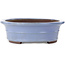Vaso bonsai ovale blu di Yamaaki Toshio (terza generazione) - 500 x 410 x 130 mm