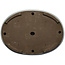 Pot à bonsaï ovale bleu par Taizan - 470 x 345 x 75 mm