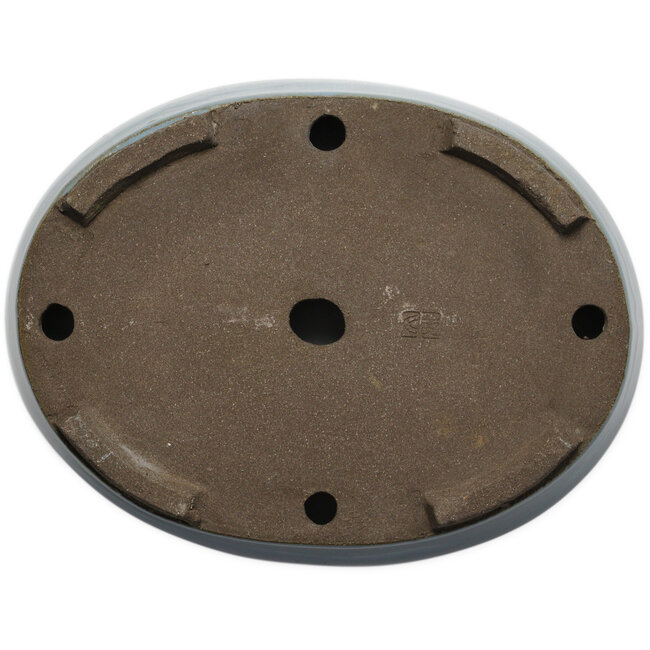 Ovale blauwe bonsaipot van Taizan - 325 x 250 x 65 mm