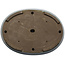Maceta ovalada para bonsái azul de Taizan - 480 x 350 x 75 mm