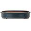 Ovaler grüner Bonsaitopf von Seizan (Reihou, Kataoka Katsushi, Meister Seizan-Ofen) – 575 x 435 x 84 mm