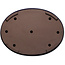 Pot à bonsaï ovale bleu de Kakuzan - 560 x 420 x 95 mm