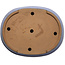 Maceta ovalada azul para bonsái de Itouen - 405 x 325 x 80 mm