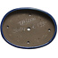 Maceta ovalada para bonsái azul de Taizan - 465 x 340 x 85 mm
