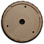 Ronde, ongeglazuurde bonsaipot van Itouen - 308 x 308 x 100 mm