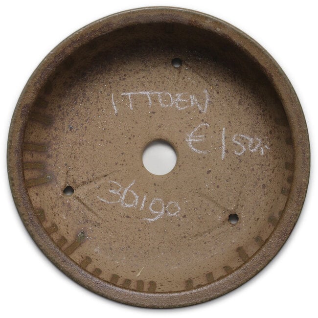 Vaso bonsai rotondo non smaltato di Itouen - 308 x 308 x 100 mm