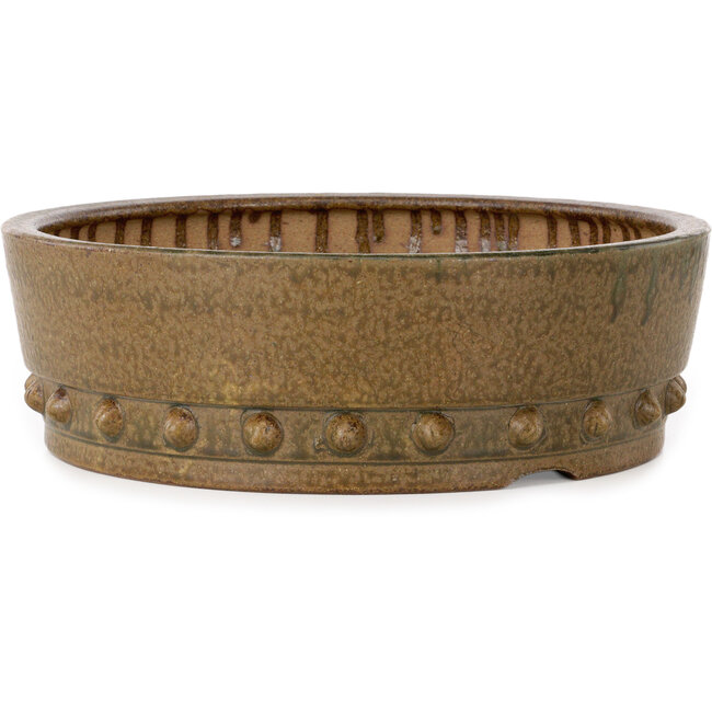 Runder, unglasierter Bonsai-Topf von Itouen – 308 x 308 x 100 mm