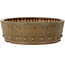 Ronde, ongeglazuurde bonsaipot van Itouen - 308 x 308 x 100 mm