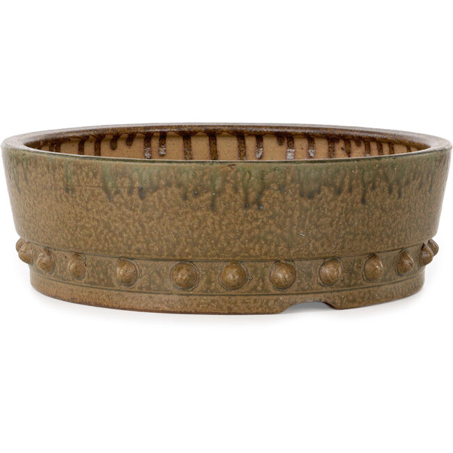 Runder, unglasierter Bonsai-Topf von Itouen – 308 x 308 x 100 mm