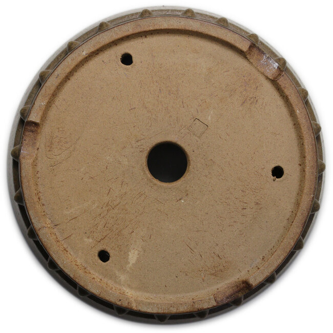 Pot à bonsaï rond non émaillé d'Itouen - 308 x 308 x 100 mm