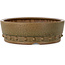 Round unglazed bonsai pot by Itouen - 308 x 308 x 100 mm