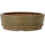 Ronde, ongeglazuurde bonsaipot van Itouen - 308 x 308 x 100 mm