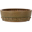 Ronde, ongeglazuurde bonsaipot van Itouen - 308 x 308 x 100 mm