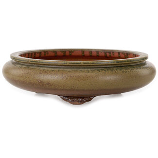 Ito(u)en Pot à bonsaï rond vert de 308 mm, de la marque Itouen, Japon