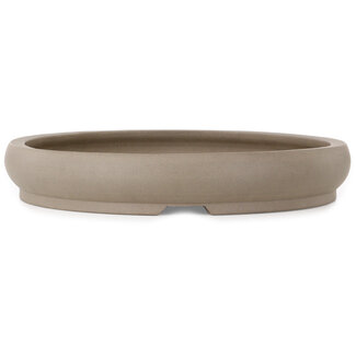 Ito(u)en 308 mm round unglazed bonsai pot by Itouen, Japan